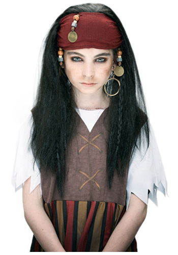 Kids Caribbean Pirate Wig