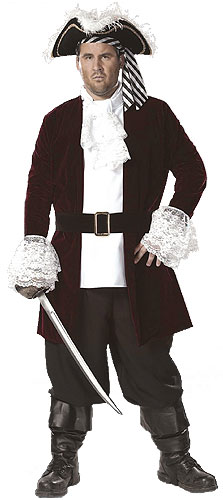 Pirate Captain Plus Size Costume