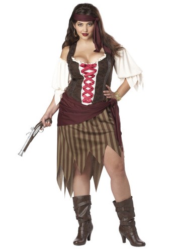 Plus Size Buccaneer Beauty Costume