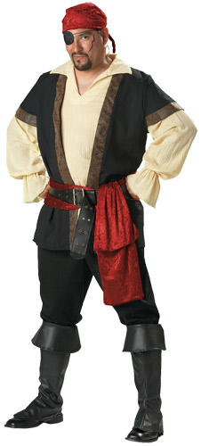 Authentic Plus Size Pirate Costume