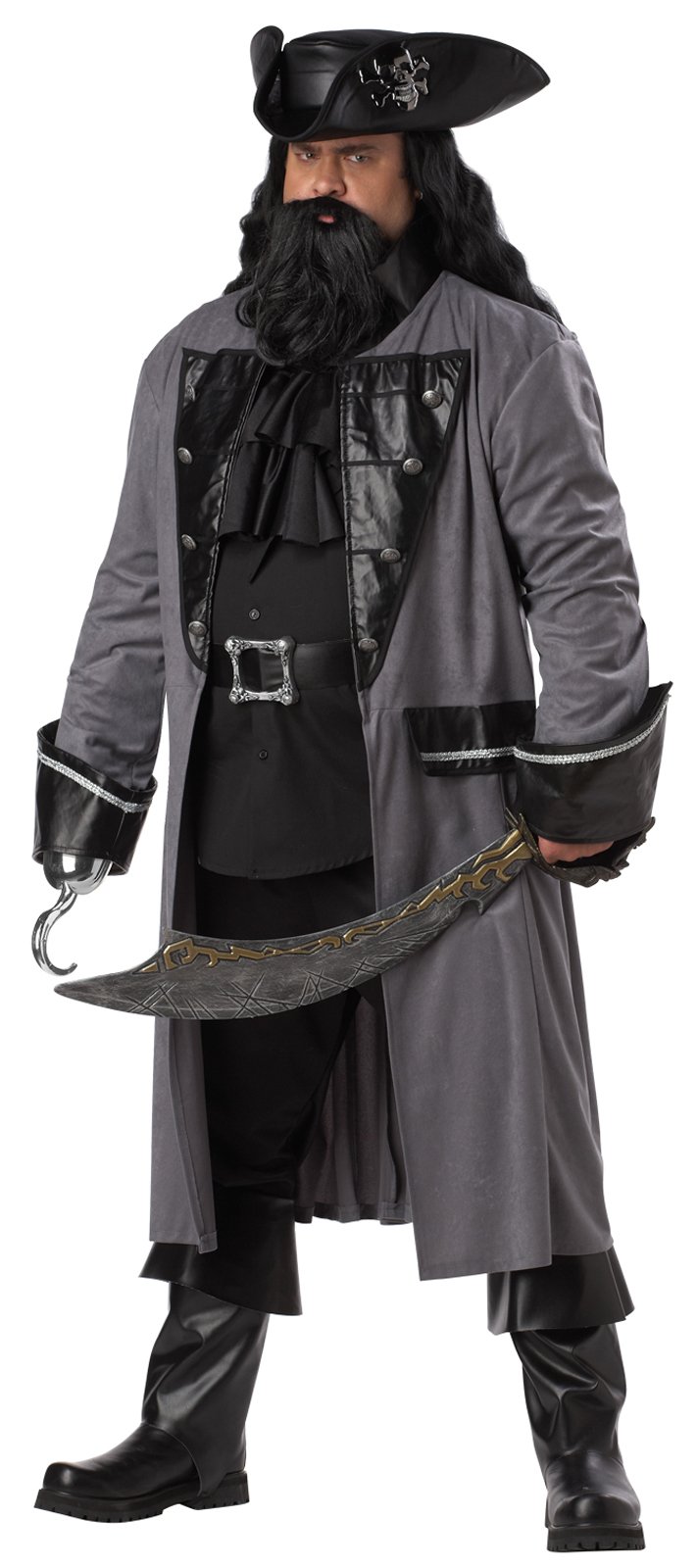 Blackbeard the Pirate Adult Plus Costume