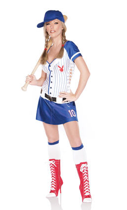 Playboy Homerun Hottie Large Adult Costume