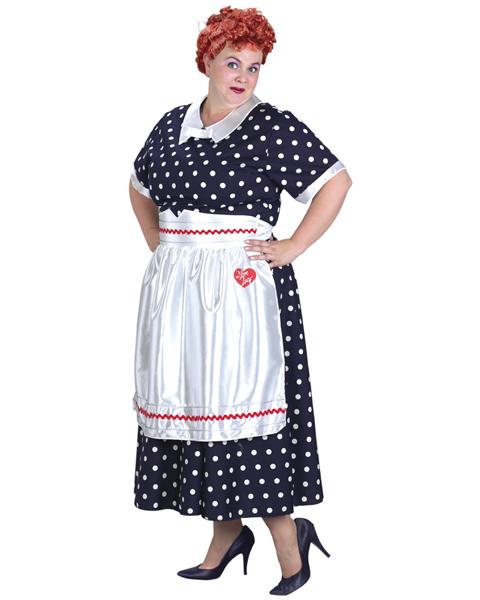 Plus Size I Love Lucy Polka Dot Costume