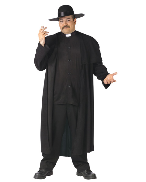 Deluxe Priest Plus Size Costume