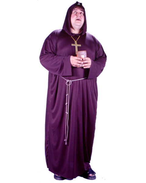 Mens Plus Size Monk Costume