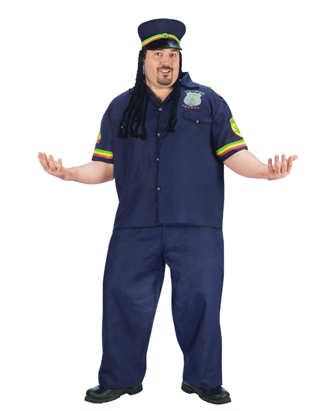 Plus Size Way High Patrolman Costume