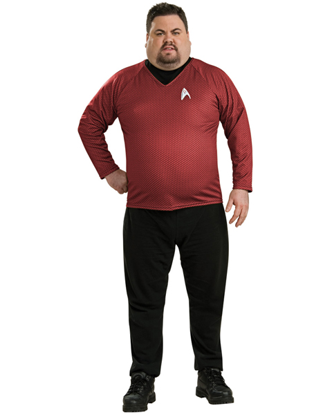 Mens Plus Size Star Trek Deluxe Shirt Costume