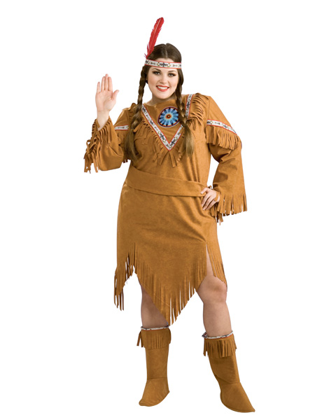 Adult Indian Girl Plus Costume