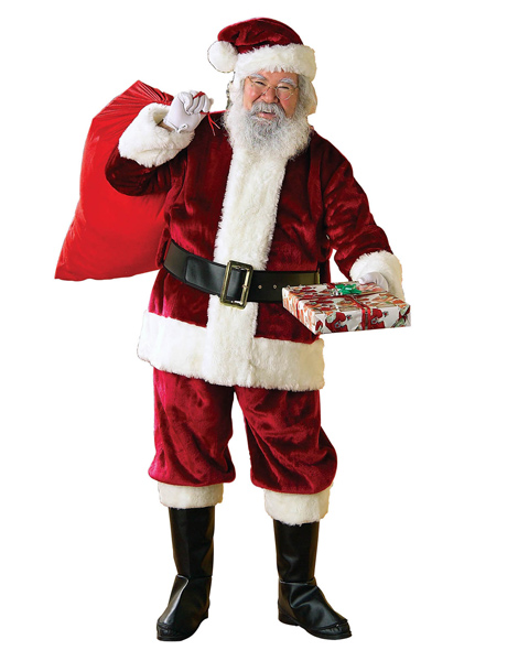 Extra Large Crimson Regency Santa Suit Costume