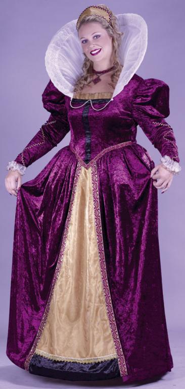 Queen Elizabethan Plus Size Adult Costume