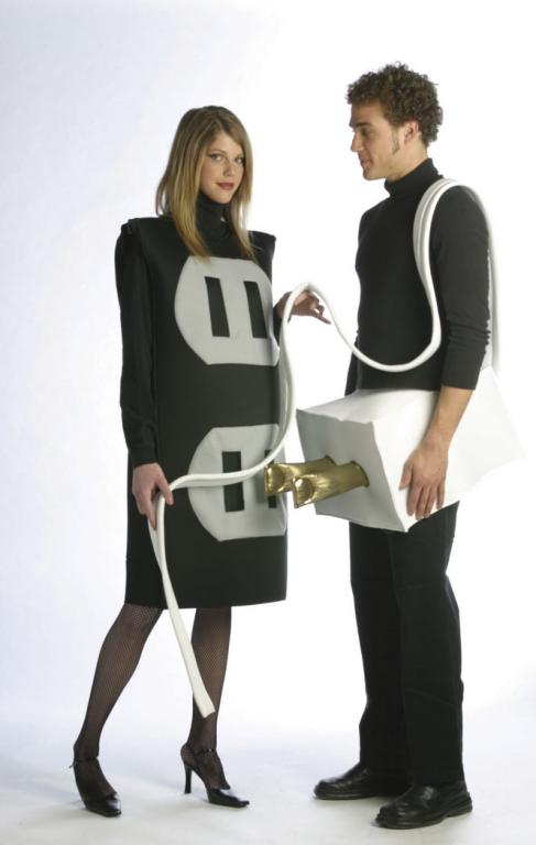 Plug and Socket Set Plus Size Adult Costume