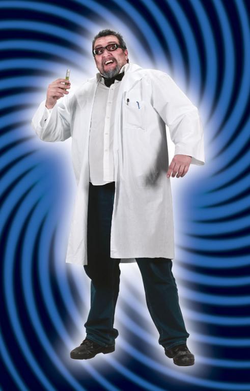 Mad Scientist Lab Coat Plus Size Adult Costume