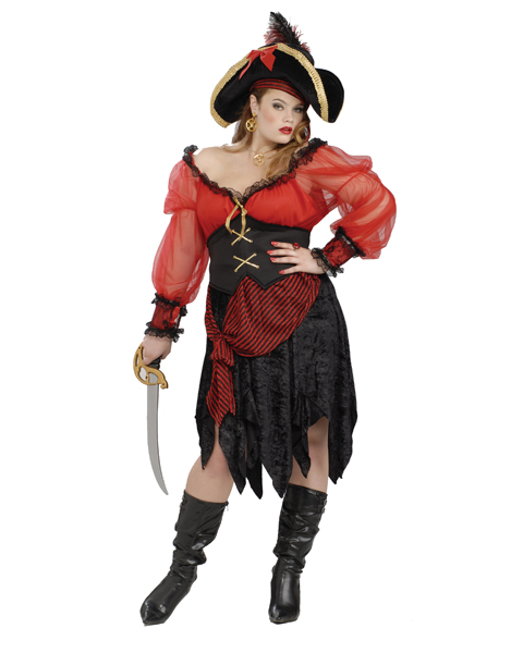 Adult Bucceneer Beauty Plus Costume