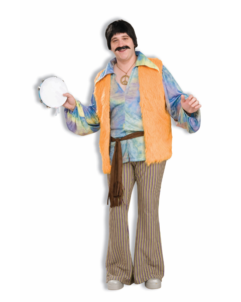 Mens Plus Size 60s Singer Costume