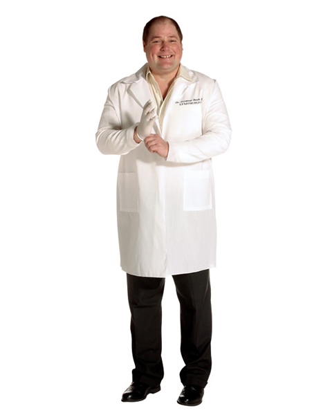 Mens Plus Size Dr. Seymour Bush Gyno Costume