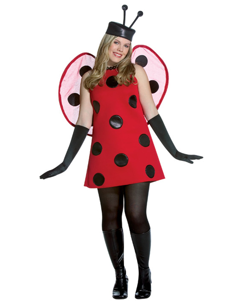 Womans Plus Size Lady Bug Costume