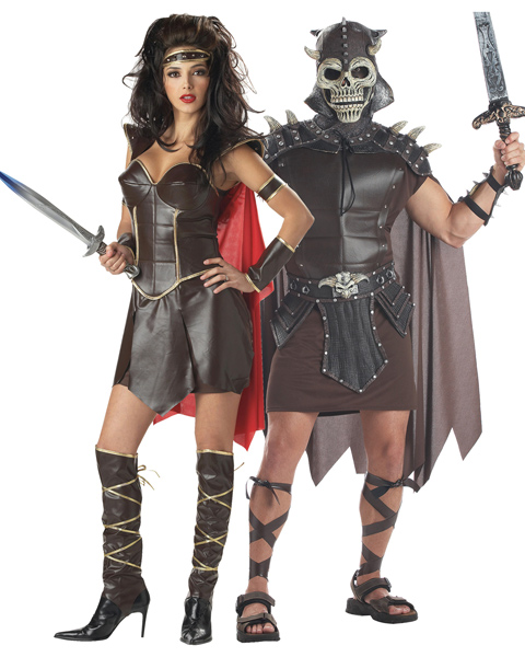 Couple Warrior Queen Costume