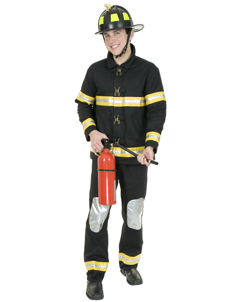 Mens Plus Size Fireman Costume