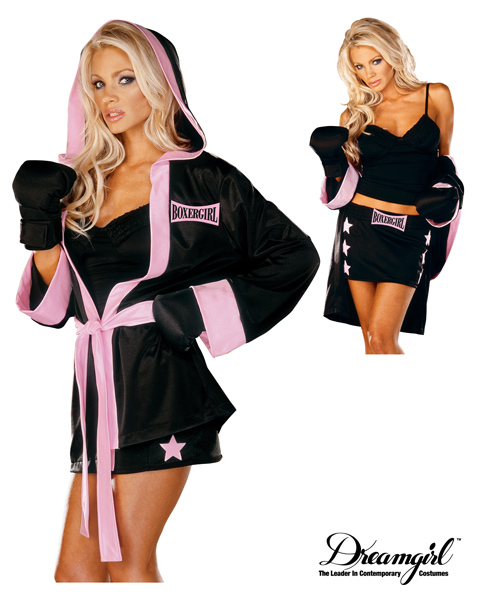 Adult Boxer Girl Costume