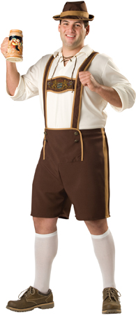 Mens Bavarian Guy Plus Size Costume