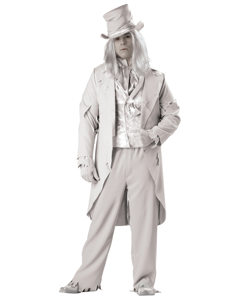 Elite Mens Plus Ghostly Gent Costume