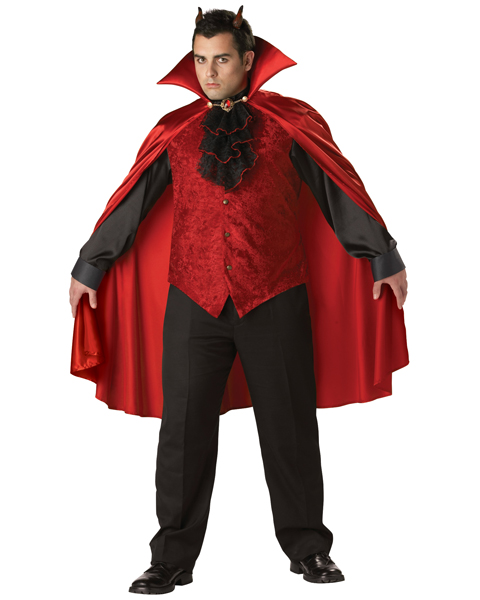 Plus Size Premier Dashing Devil Costume for Adult