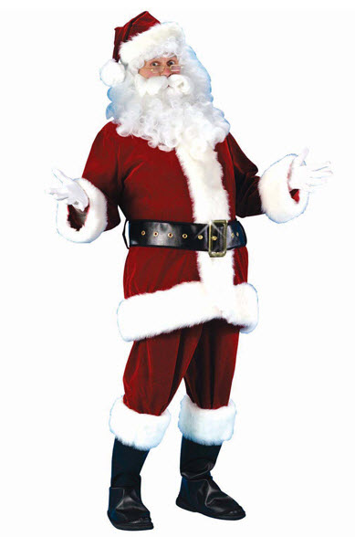 Santa Suit Ultra Velvet Plus Size Costume