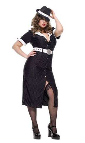 Brass Knuckle Betty Plus Size Adult Costume