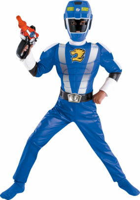 Power Ranger RPM Blue Ranger Classic Muscle Child Costume