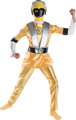 Power Ranger RPM Yellow Ranger Deluxe Child Costume