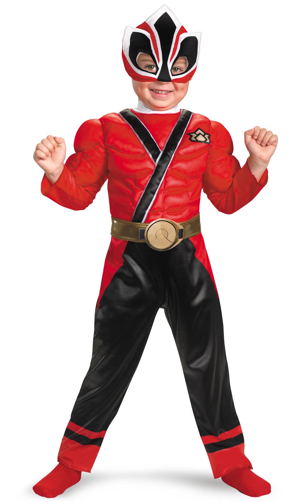 Power Rangers Red Samurai Ranger Muscle Chest Child Costume