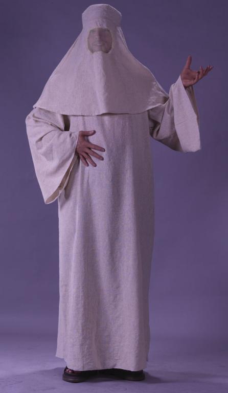 Berka Robe & Hood With Mesh Eyes Adult Costume