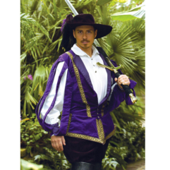 Italian Doublet (Purple) Renaissance Collection Adult Costume