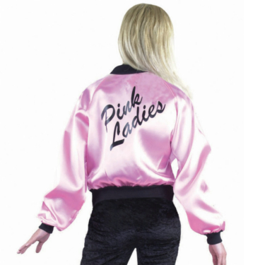 Pink Dolls Satin Jacket Adult Plus Costume