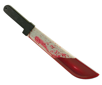 Bleeding Machete Knife