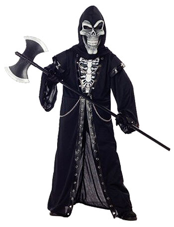 Crypt Master Kids Skeleton Costume