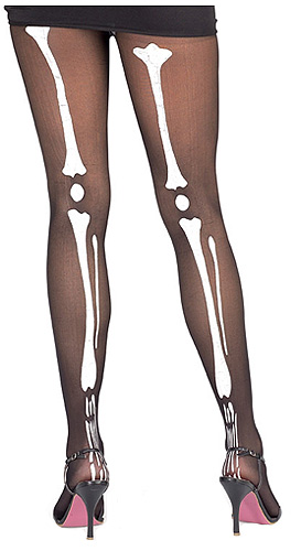 Womens Skeleton Tights