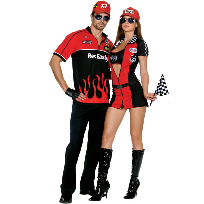 Racer Girl " Joy Rider " Adult Costume