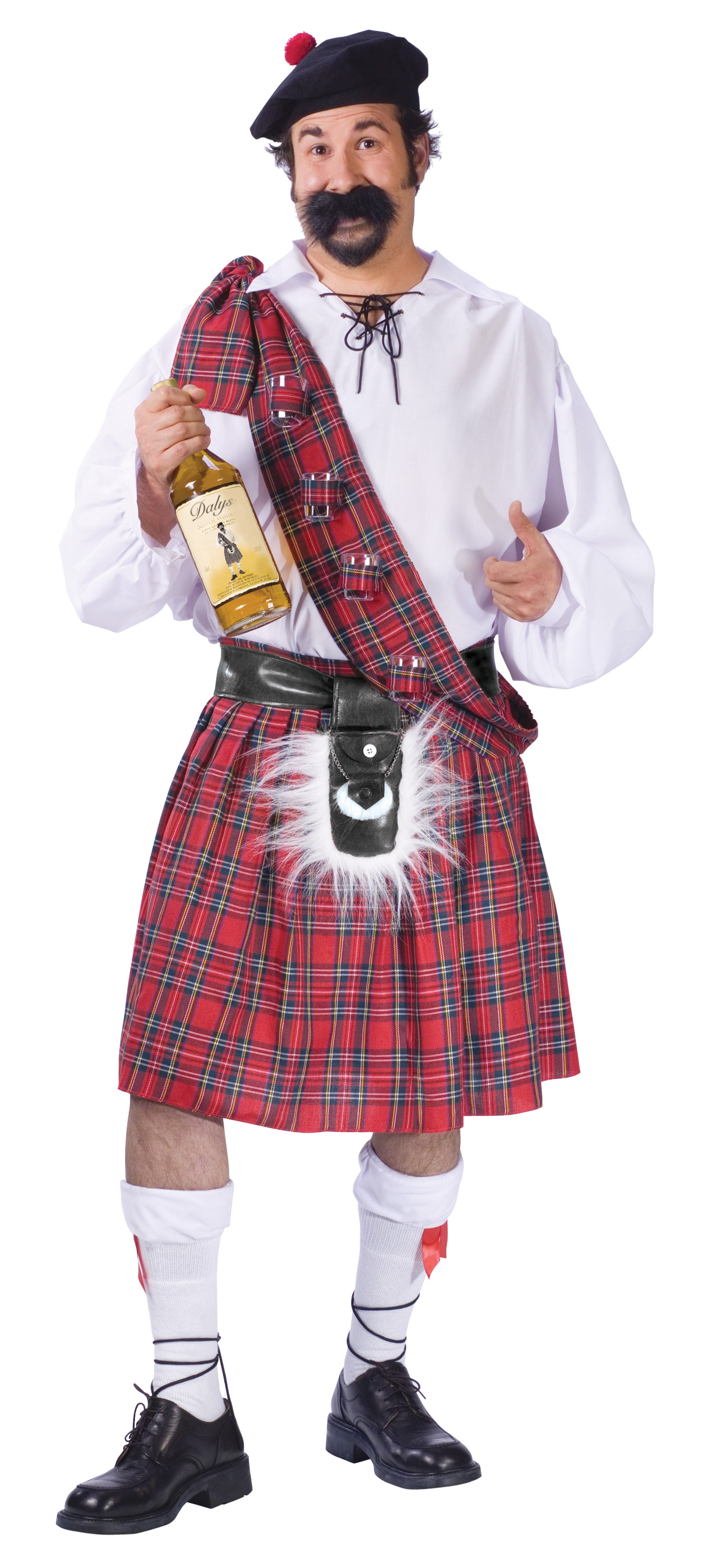 Big Shot Scot Adult Plus Costume