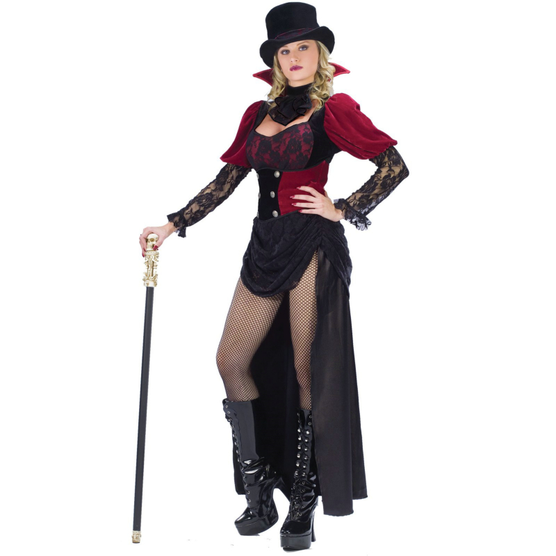 Burlesque Victorian Vampiress Adult Costume