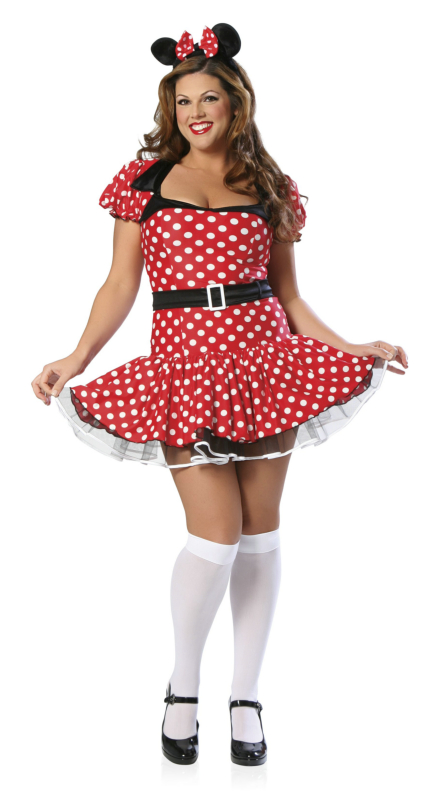 Ms. Mouse Plus Adult Costume