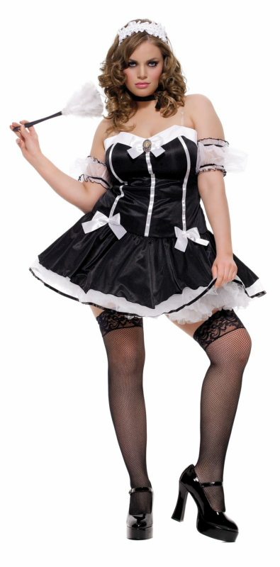 Fifi French Maid Plus Adult Costume