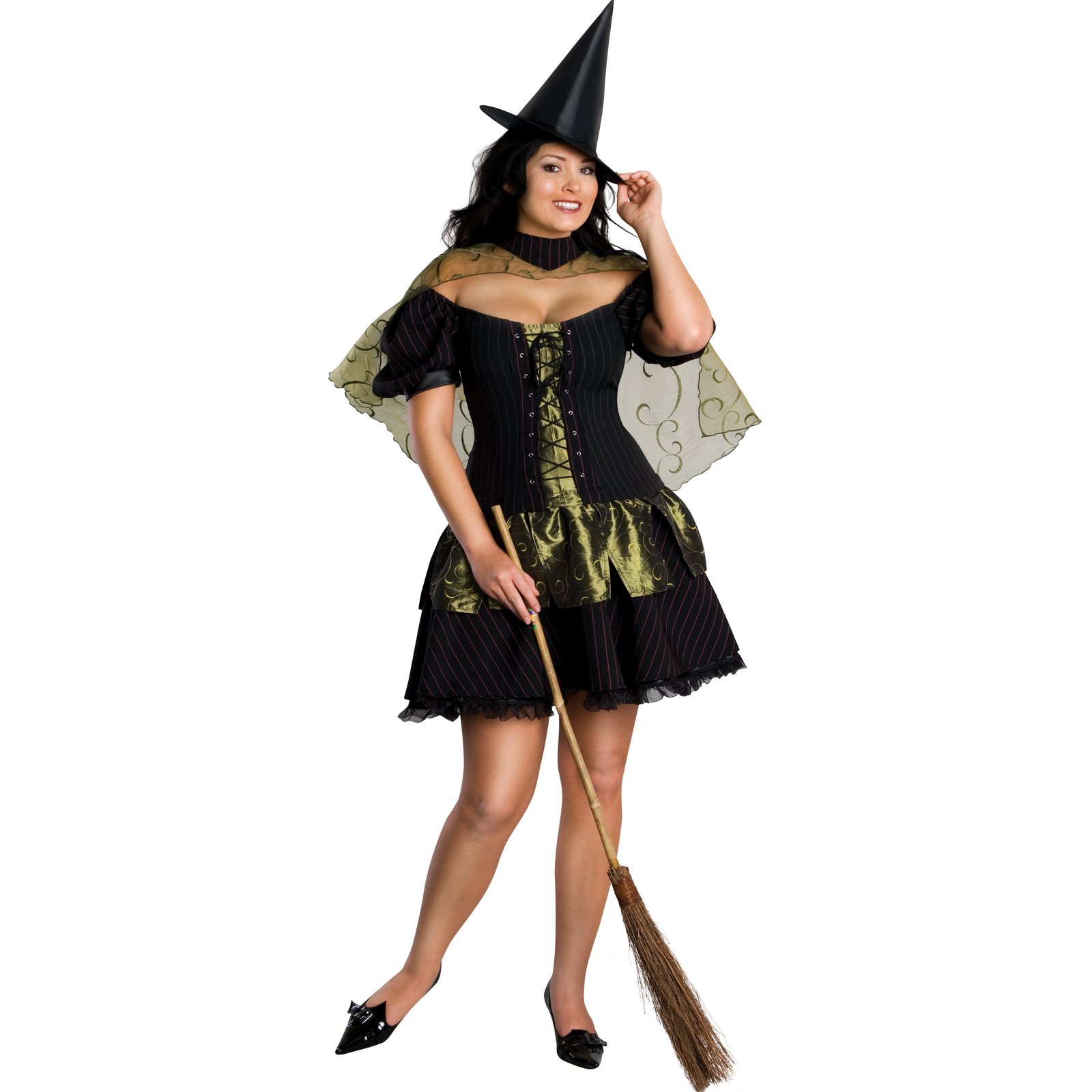 Sexy Wicked Witch Adult Plus Costume