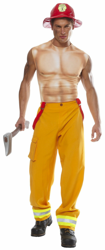 Firefighter Dude Adult Costume