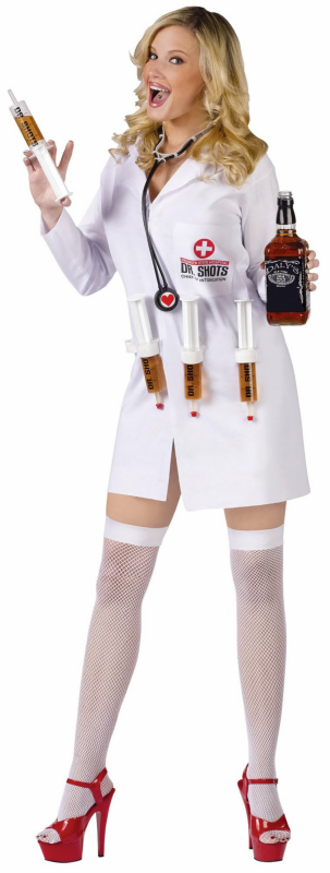 Dr. Shots Female Adult Costume