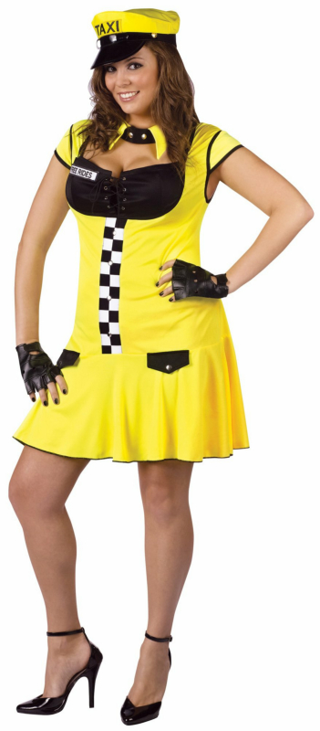 Sexy Cabbie Adult Plus Costume