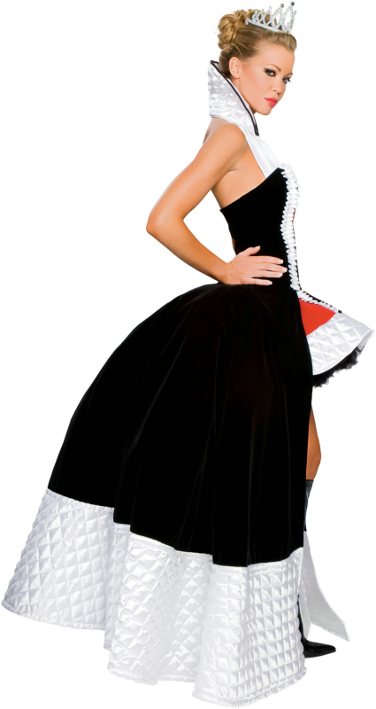 Deluxe Enchanting Queen of Hearts Adult Costume