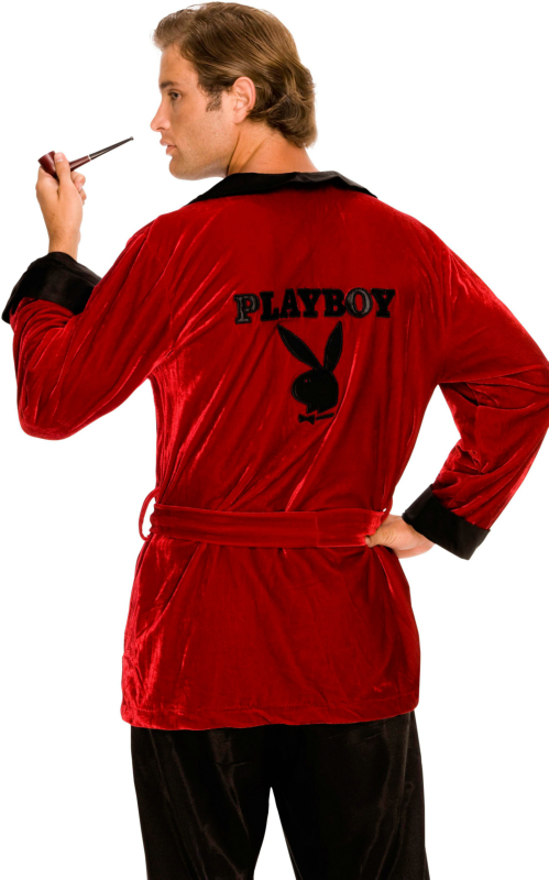 Playboy Men's Smoking Jacket Adult Plus Costume