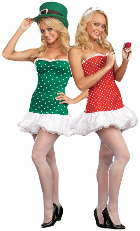 Struck By Luck Reversible Cupid/Leprechaun Adult Costume