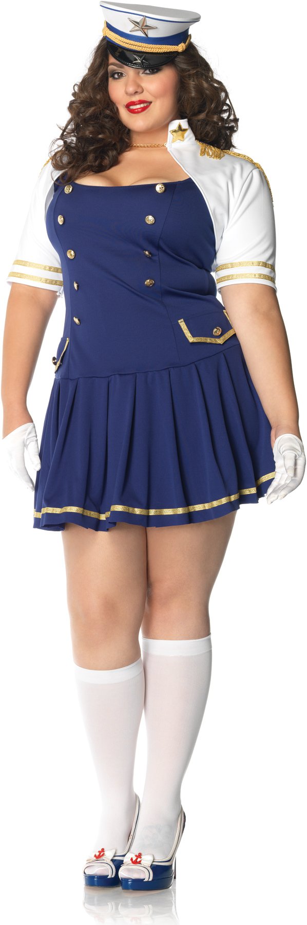 Ship Shape Captain Adult Plus Costume